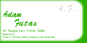 adam futas business card