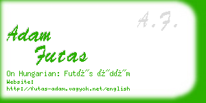 adam futas business card